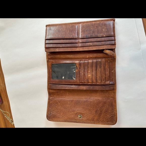Frye Melissa Trifold Antique Leather Wallet - Picture 4 of 4